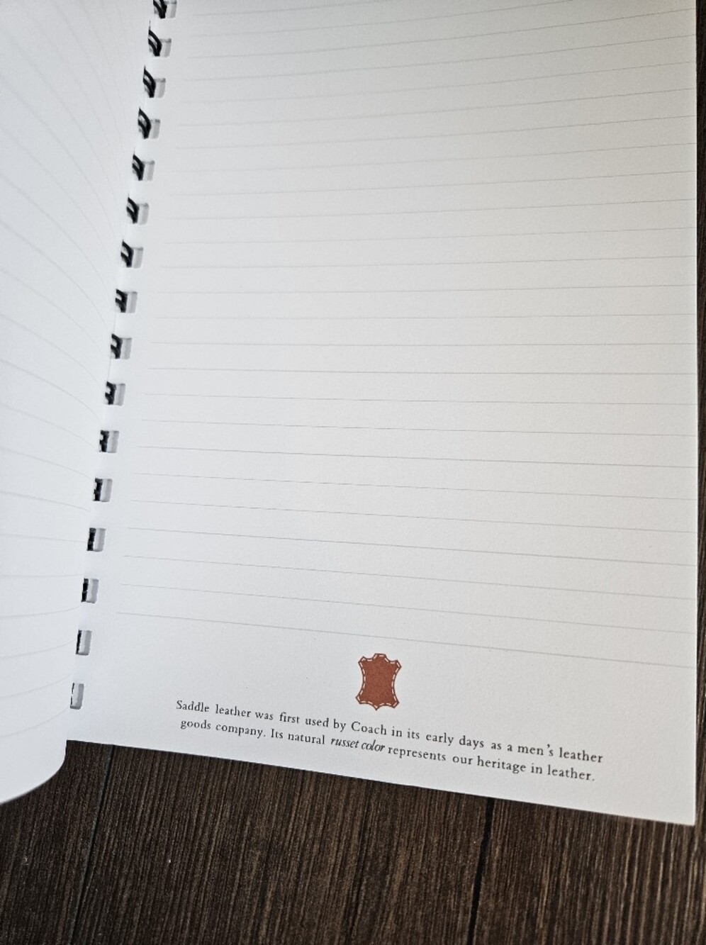 NEW COACH New York Spiral Notebook | Heritage Story | Protective Cover - Picture 5 of 10